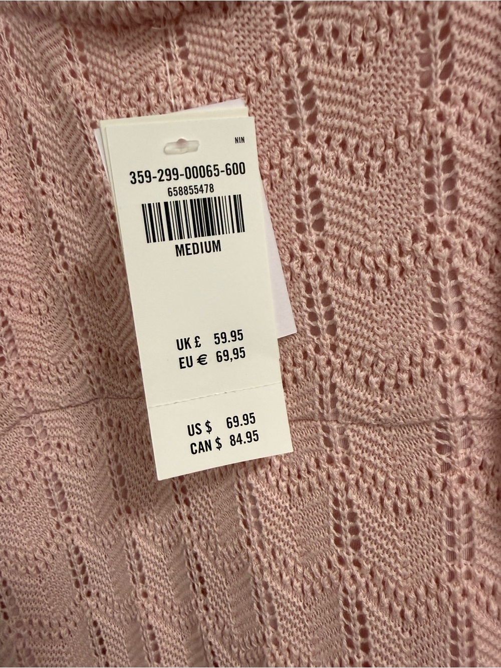 Hollister Blush Pink Crochet Slip Dress - Picture 4 of 4
